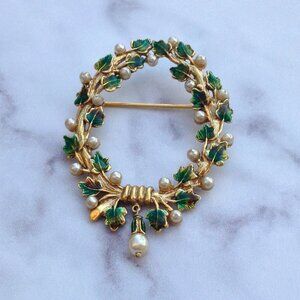 Metropolitan Museum of Art (MMA) Laurel Lavaliere BROOCH